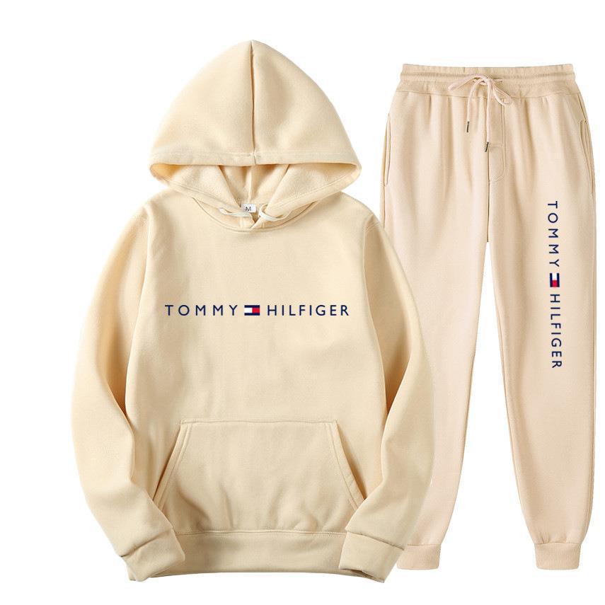 Tuta Uomo Felpa con Cappuccio e Pantaloni – Streetwear Stampato